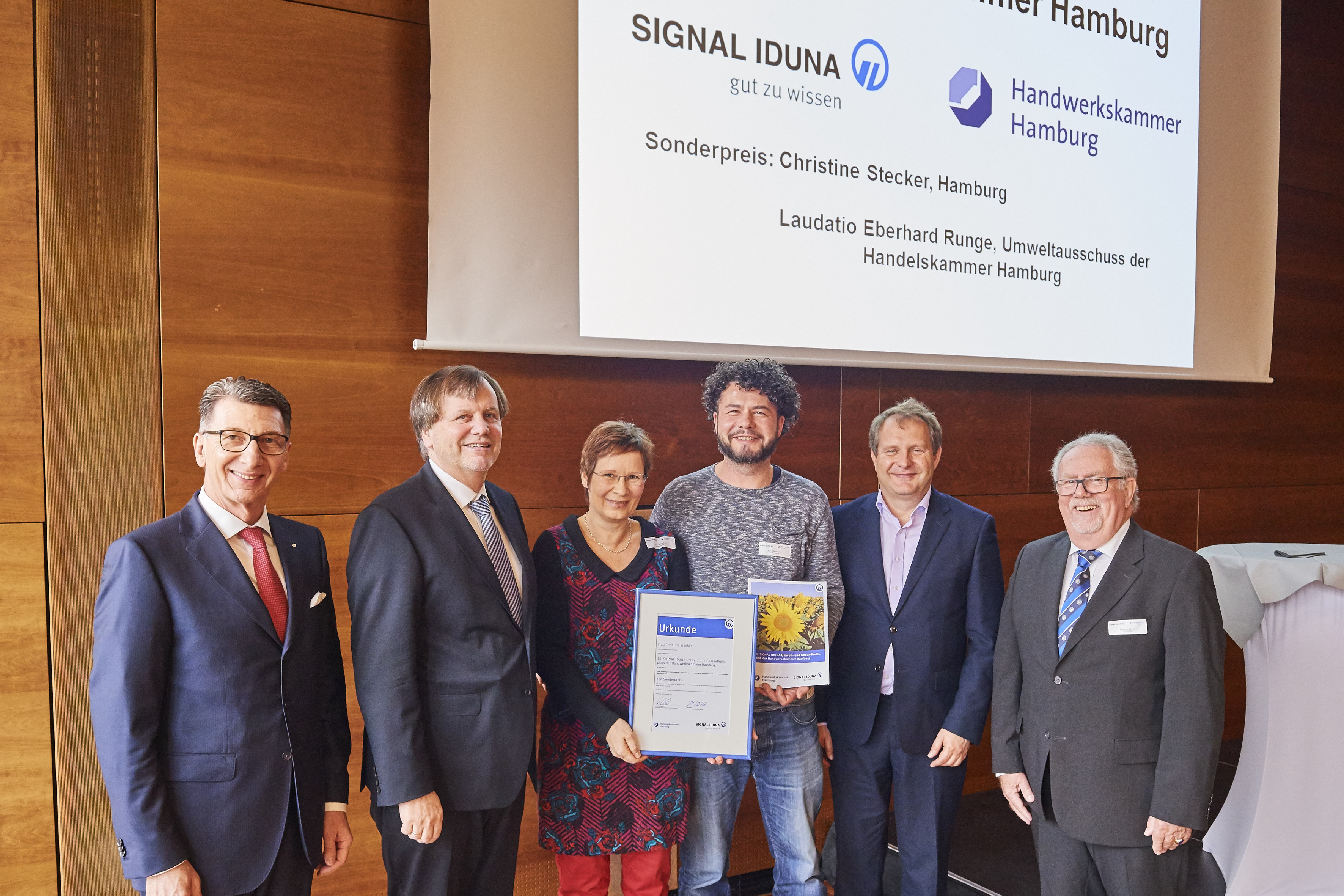 Foto zur Preisvergabe Signal-Iduna-Sonderpreis 2017