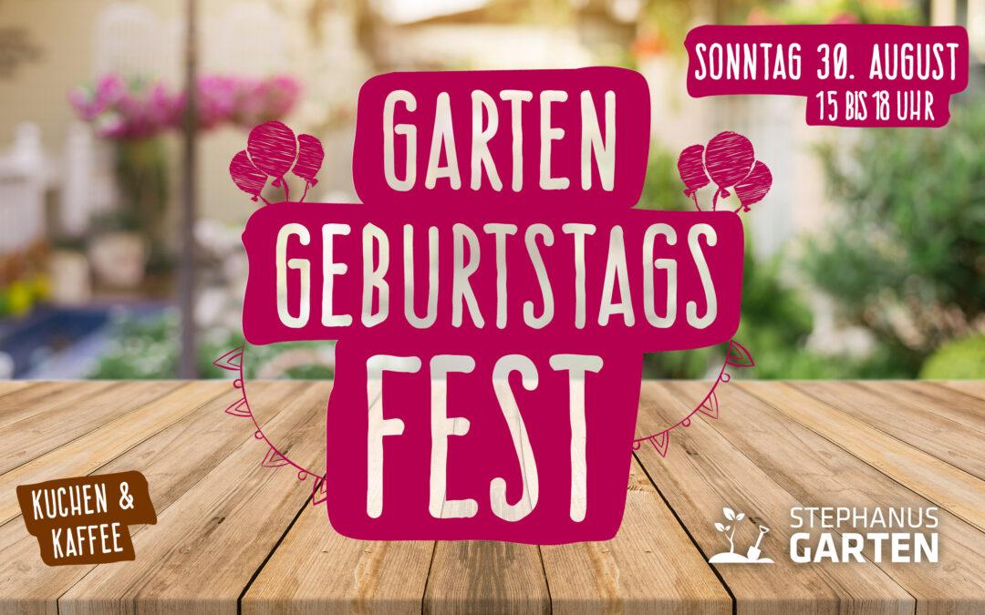 Gartengeburtstag 2026